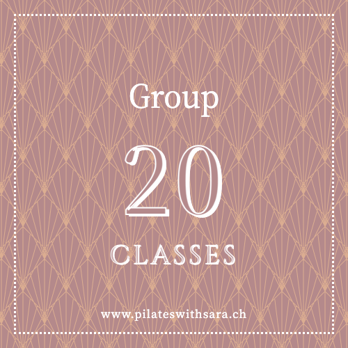 GROUPE: 20x CLASSES DE PILATES